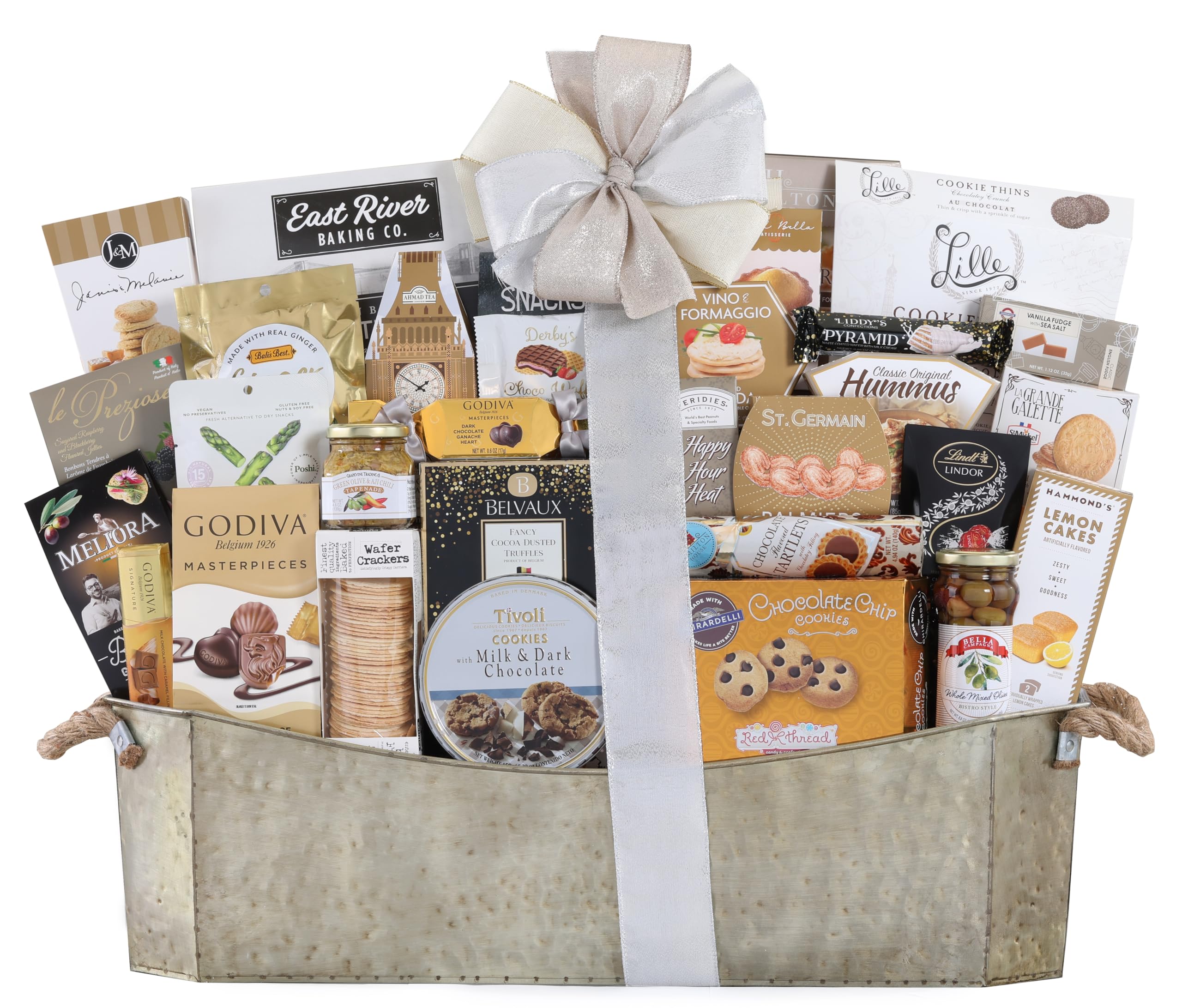 Luxury Gourmet Wine Country Gift Basket - Premium Food & Wine Hamper for Holidays, Corporate Gifts & Special Occasions