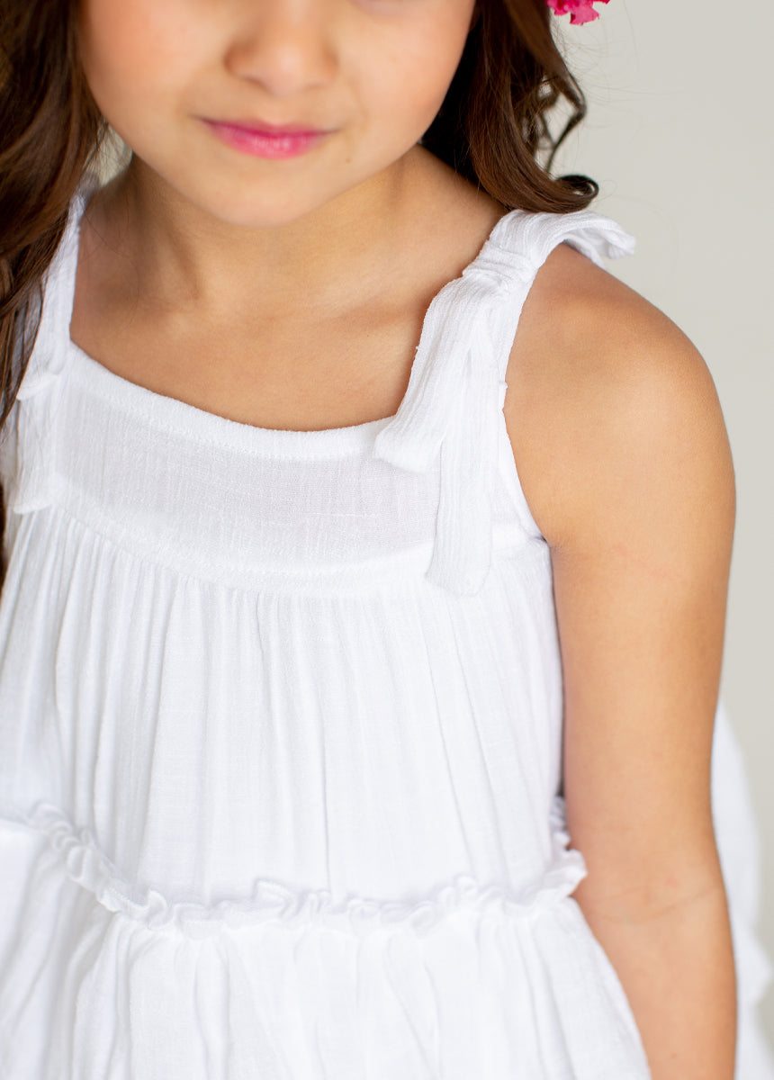 Banyu White Dress for Women - Elegant Summer Casual Wear for Beach, Party & Everyday Outfits