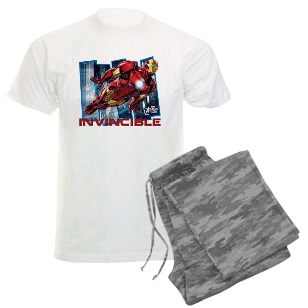 Marvel Iron Man Invincible Men's Lightweight Pajama Set - Superhero Sleepwear for Comic Fans & Comfortable Lounge Wear at Home