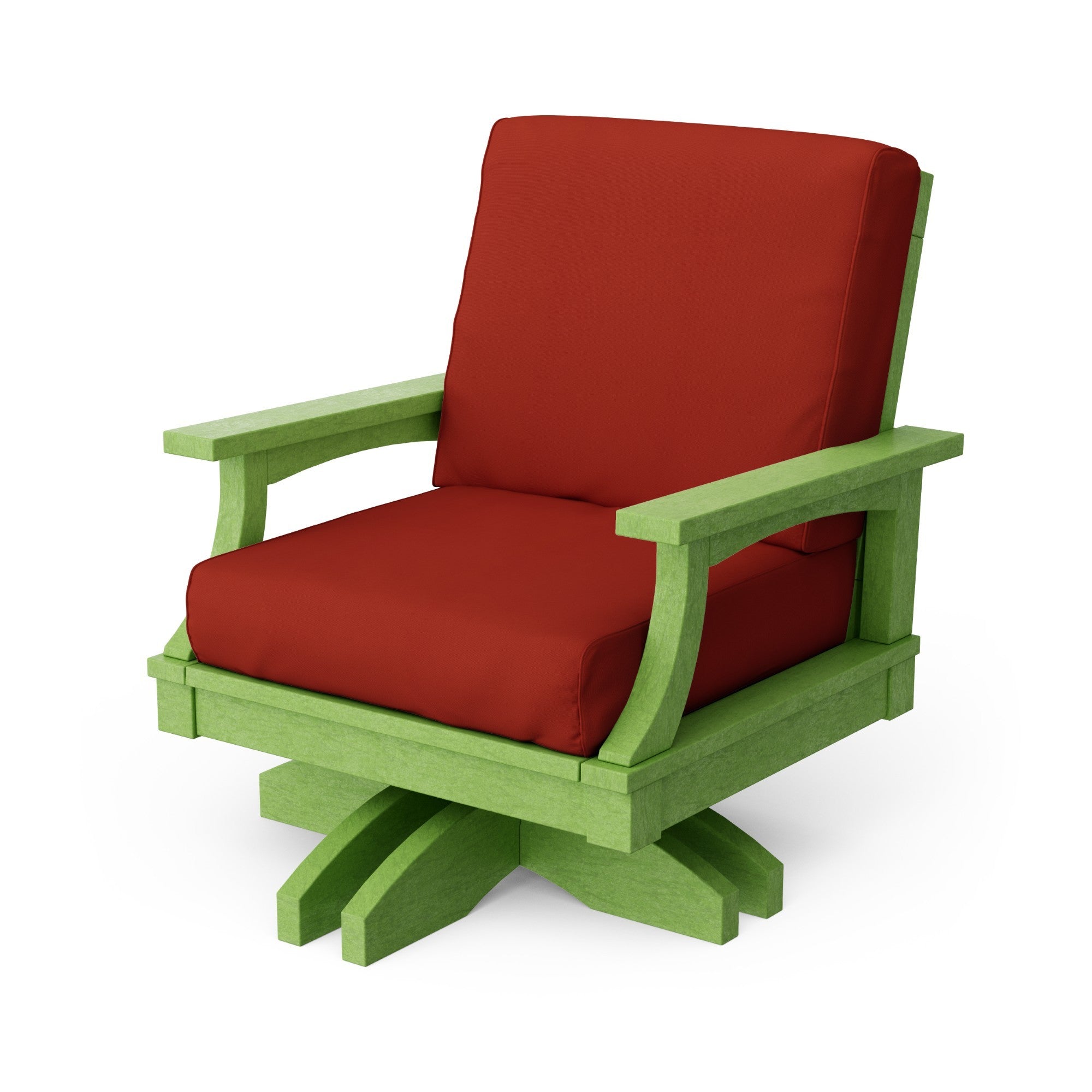 Heritage Deep Seating Swivel Chair - 360° Rotating Patio Lounge Chair with Cushions, Weather-Resistant Outdoor Furniture for Garden, Poolside & Backyard Relaxation
