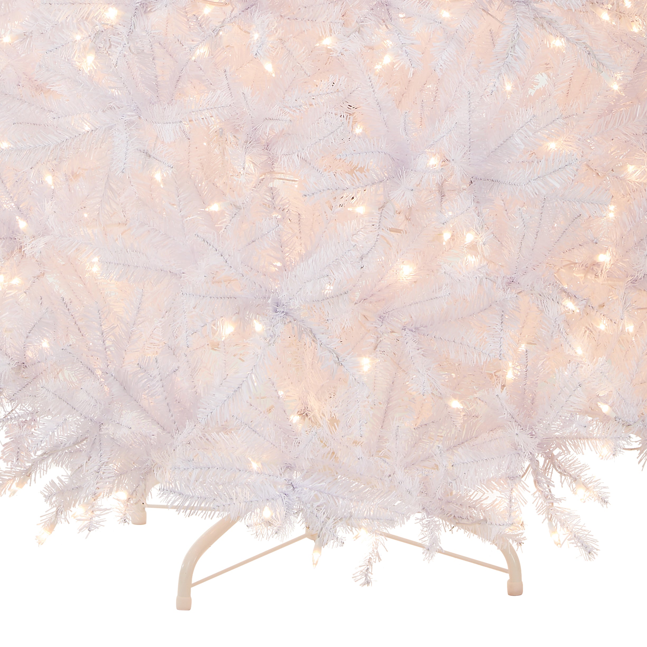 7.5 ft Pre-Lit Dunhill Fir Artificial Christmas Tree with Clear LED Lights - Perfect for Home, Office, and Holiday Decorations