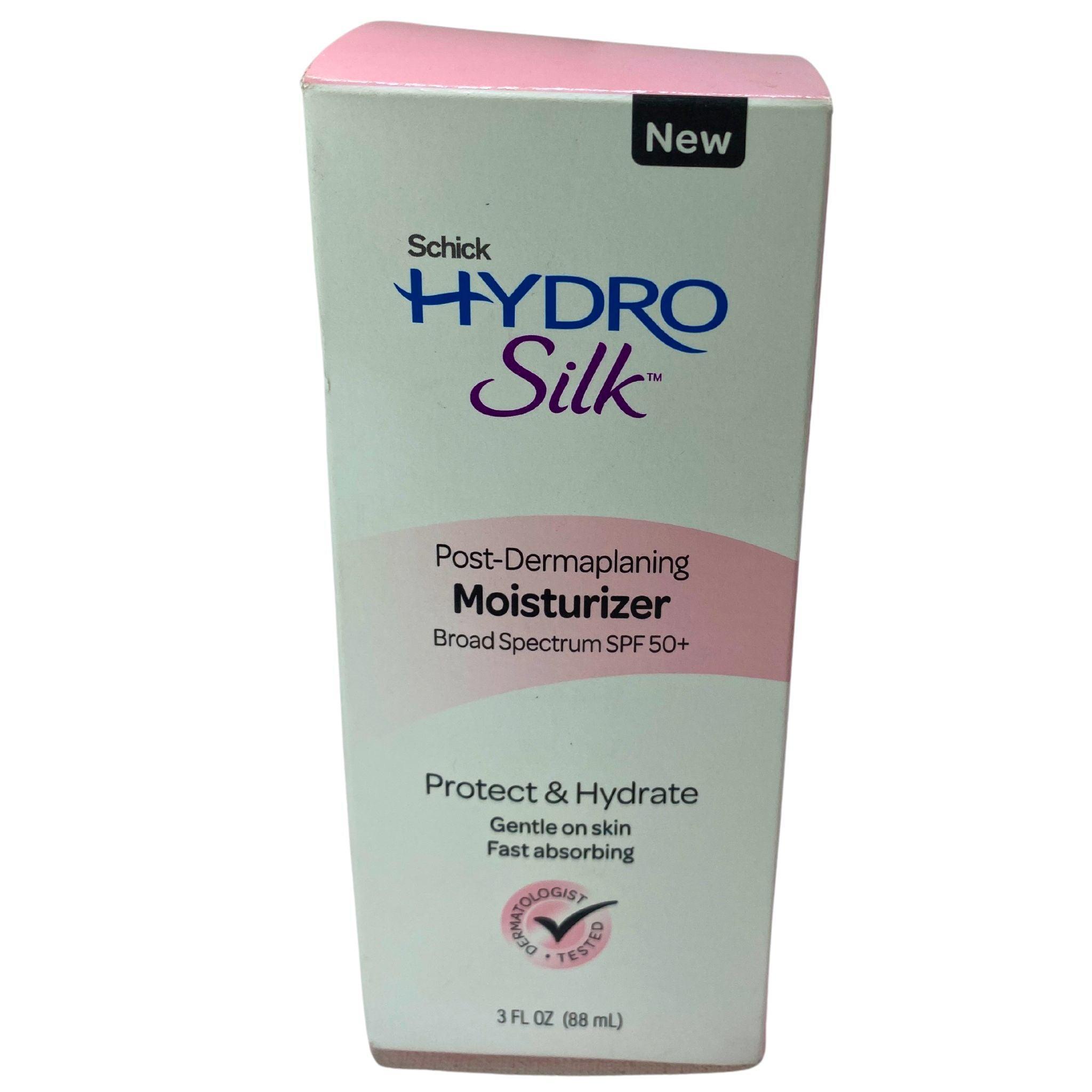 Schick Hydro Silk Post Spectrum SPF 50 Sunscreen Lotion 3OZ (50 Pack Bulk) - Daily UV Protection for Face & Body, Perfect for Beach, Pool & Outdoor Activities