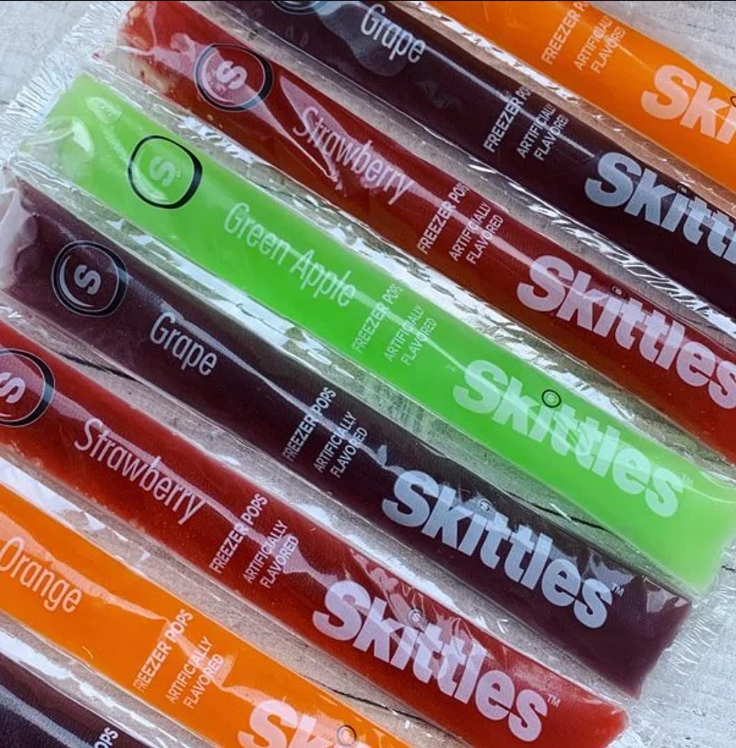 Just Grown Freezer Popsicle Variety Pack - 40 Count (2 Packs of 20) Assorted Fruit Flavors 1.5oz Ice Pops | Perfect for Summer Parties, Kids Snacks & Backyard BBQs