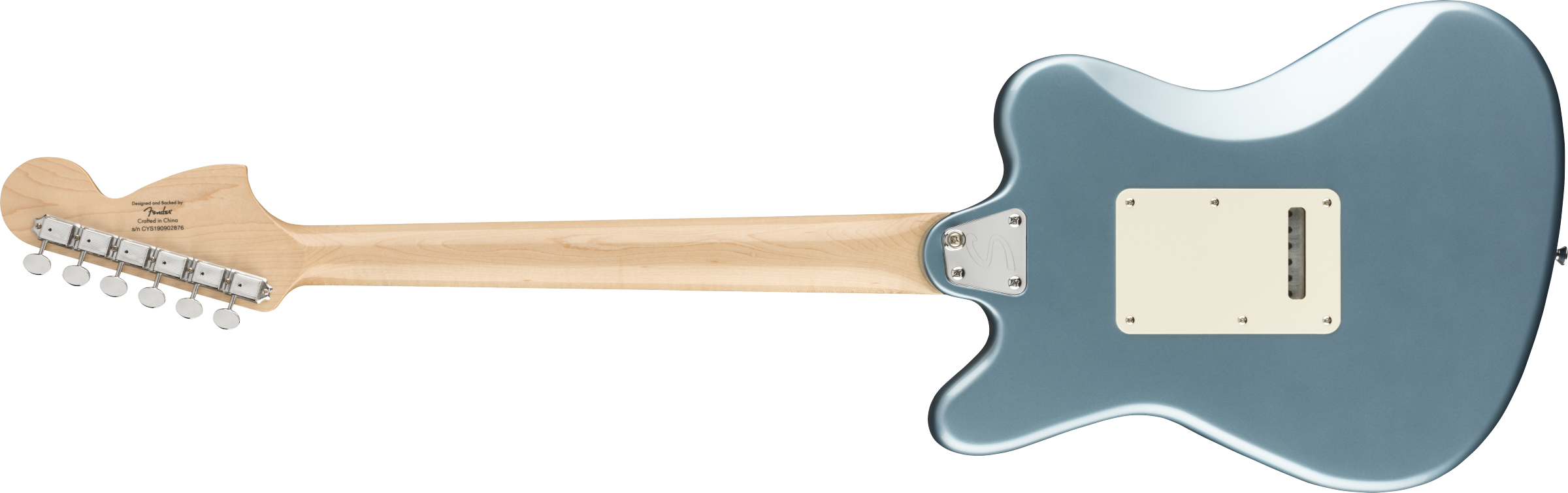Squier Paranormal Super Sonic Electric Guitar with Laurel Fingerboard in Ice Blue Metallic | Perfect for Rock, Indie & Alternative Music Performances