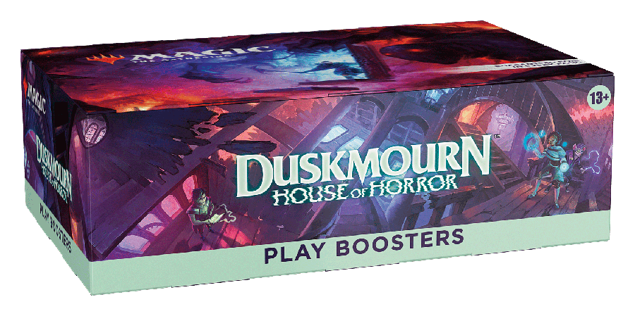 Magic: The Gathering Duskmourn: House of Horrors Play Booster Box (36 Packs) - Premium Collectible Card Game for Horror-Themed Deck Building & Competitive Play