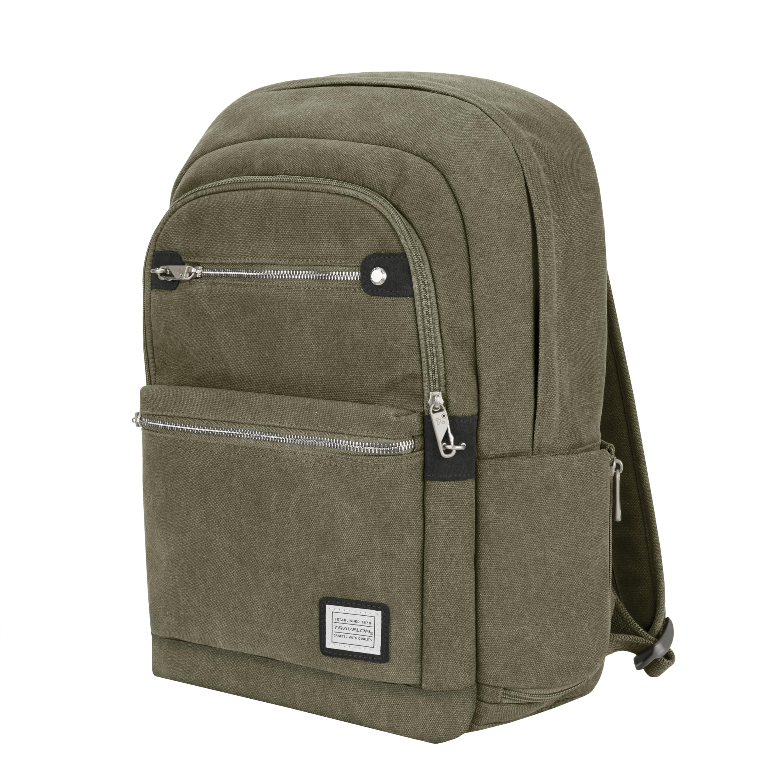 Travelon Anti-Theft Heritage Backpack - Secure & Stylish Travel Backpack with RFID Protection for Commuting, Hiking & International Travel