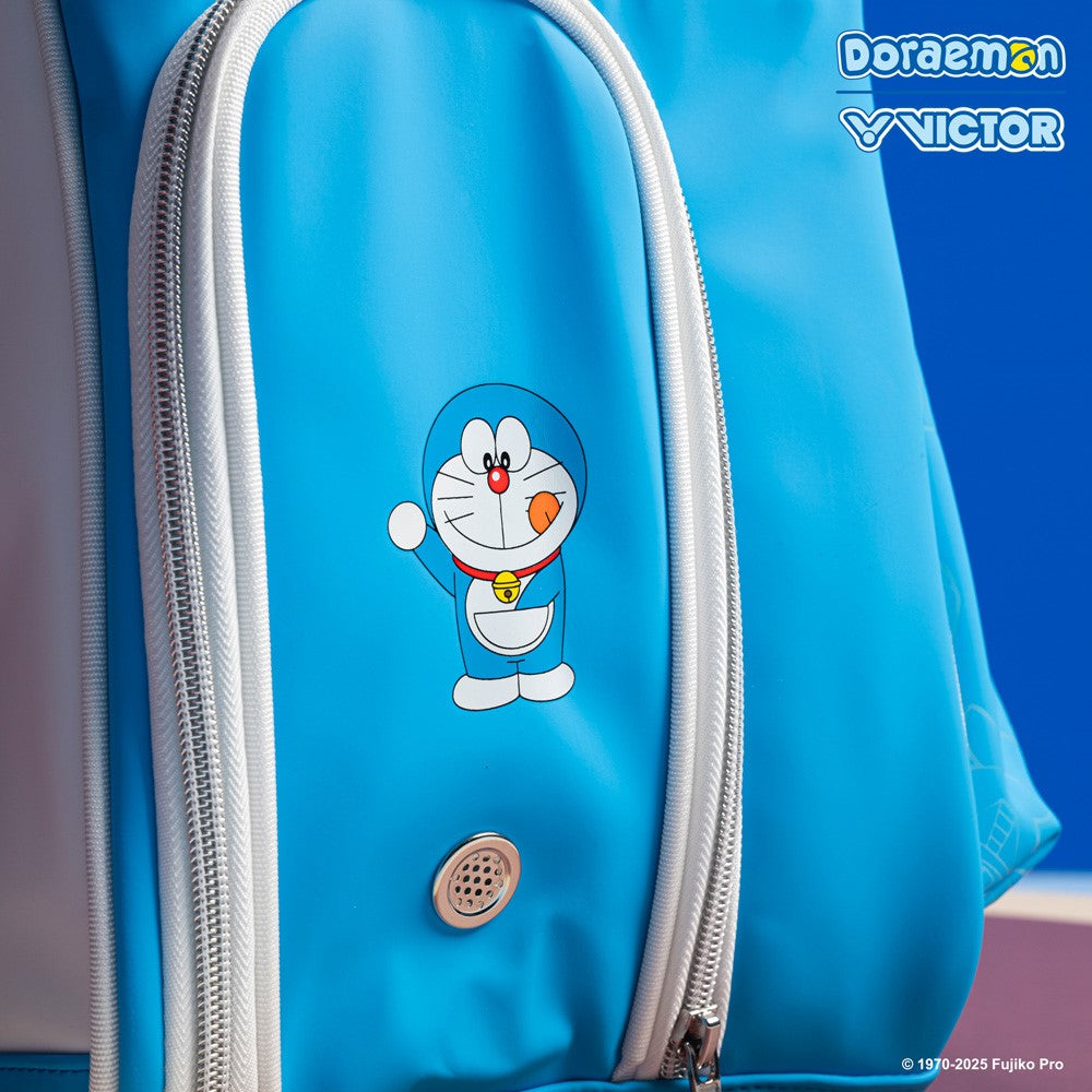 Victor X Doraemon BR5635DRM Rectangular Shoulder Bag - Stylish White & Hawaiian Blue Crossbody Purse for Women | Perfect for Work, Travel & Daily Use