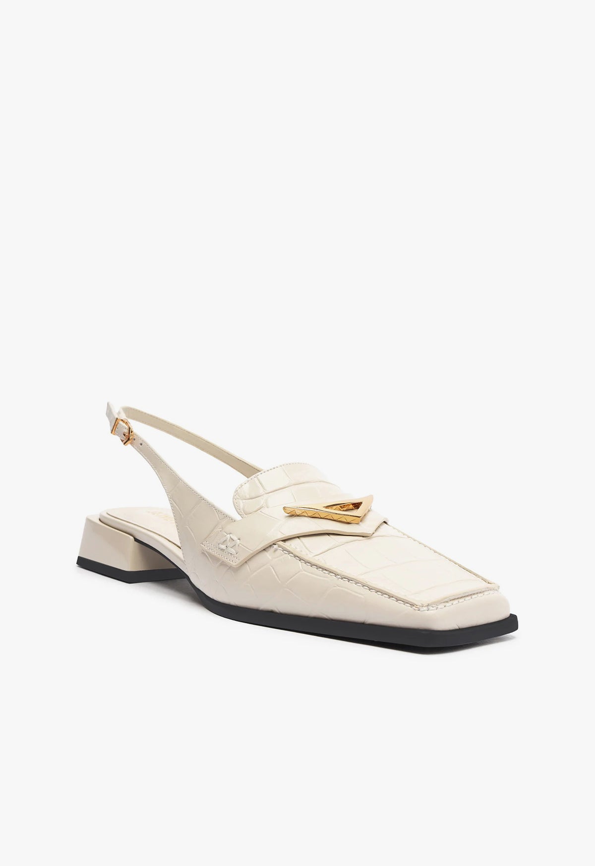 Arizona Sling Block Leather Pump Women's Comfortable Heels - Perfect for Office, Party & Evening Wear | Stylish & Supportive Footwear for Any Occasion