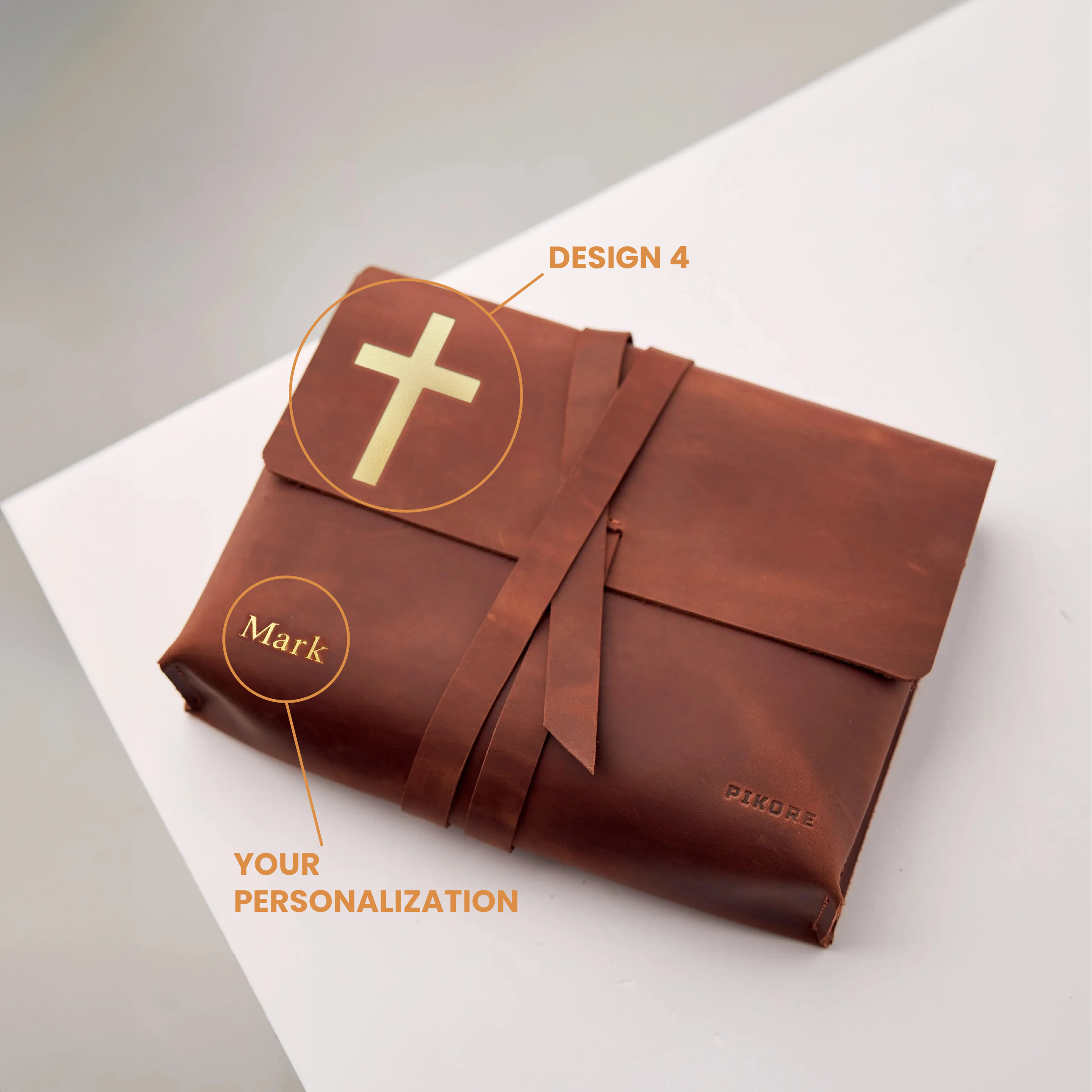 Classic Bible Cover - Durable & Stylish Protection for Your Holy Bible - Perfect for Church, Travel, and Daily Devotion