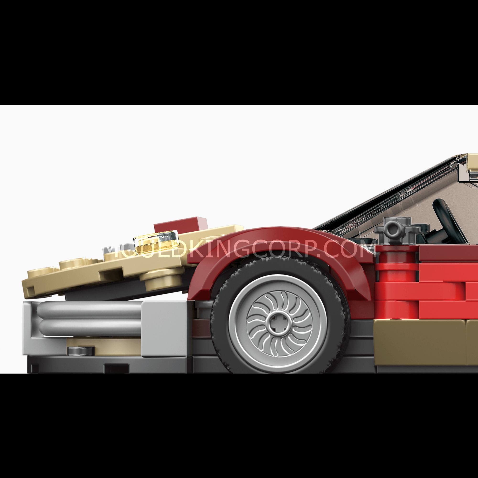 Mould King 27017 Aland Airship Landspeeder Building Blocks Set - 302 PCS DIY Model Car Kit for Adults & Kids | Perfect for STEM Learning, Gift Giving & Collectors | Build Your Own Star Wars Inspired Spaceship
