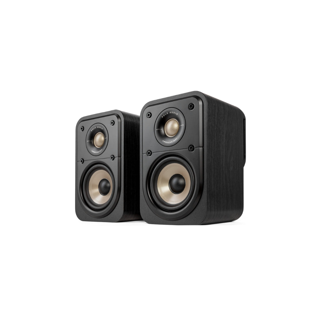 Polk Signature Elite ES10 High-Resolution Surround Sound Speakers (Pair) - Premium Home Theater System for Movies, Gaming & Music - Perfect for Living Room & Entertainment Spaces