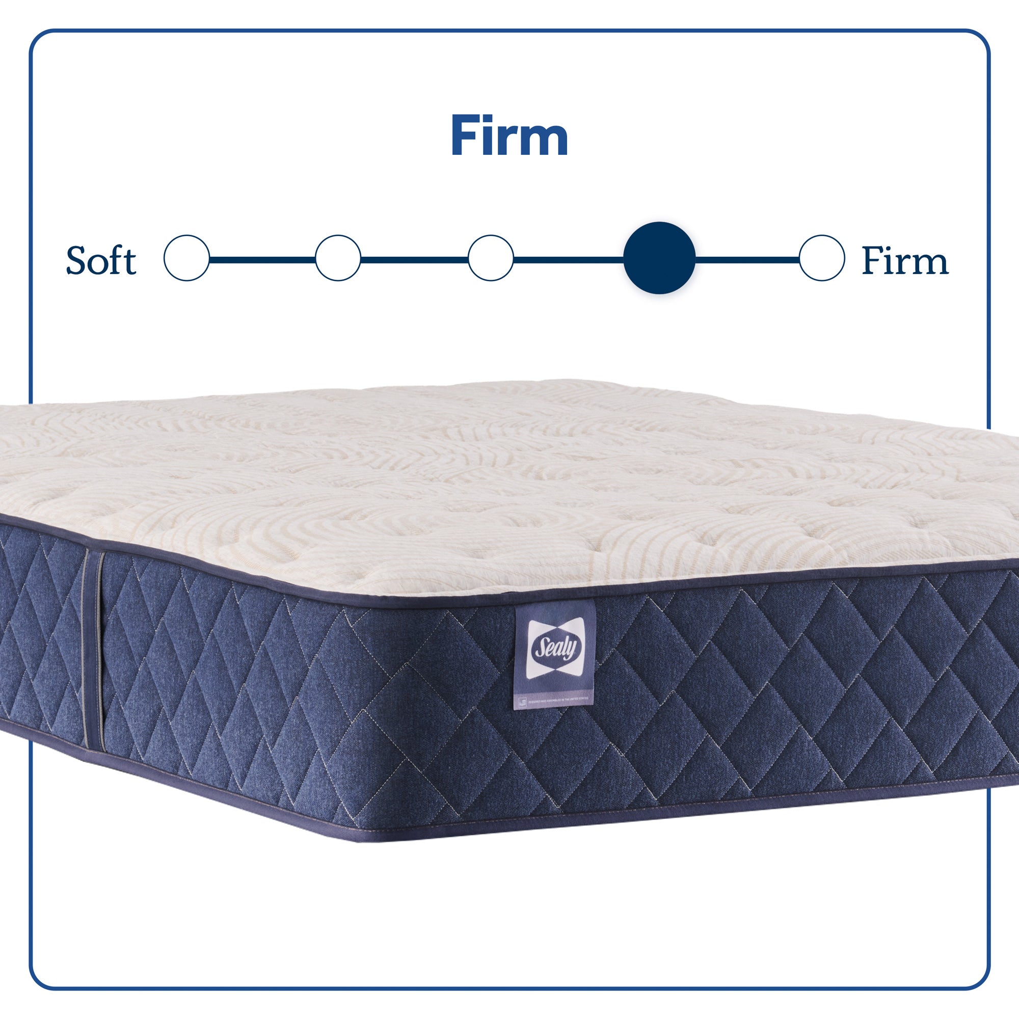 Sealy Safa Park Firm Mattress - Premium Support for Back Pain Relief - Perfect for Bedroom, Guest Room & Dorm Use
