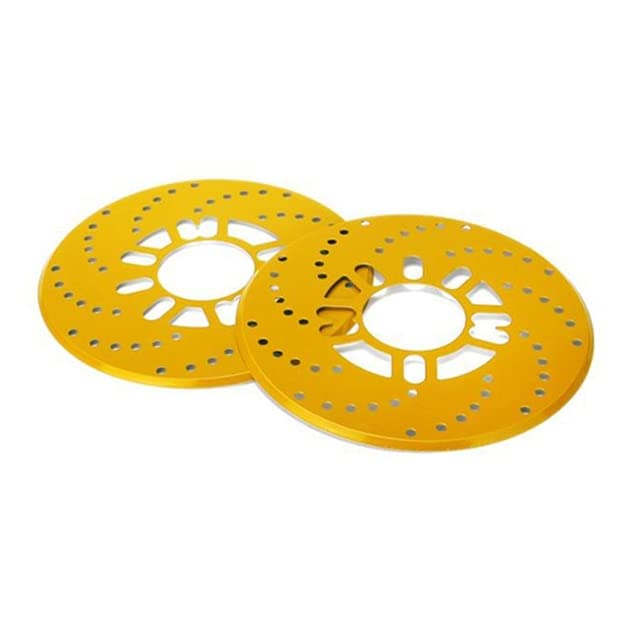 2Pcs Aluminum Brake Rotor Covers - Dust-Proof Drum Brake Decorative Covers for Auto Rear Wheels | Car Accessories & Wheel Protection for Off-Road & Daily Driving