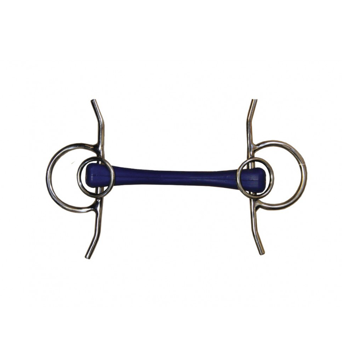 Jump'in Flexible Rubber Full Cheek Bit - Comfortable Horse Training Bit for Dressage & Jumping - Perfect for Equestrian Riding & Show Competitions