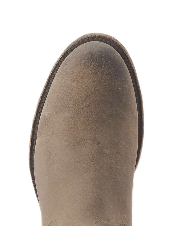 Ariat Men's Downtown Western Boot - Burned Grey Roughout Leather for Cowboy & Country Style | Perfect for Rodeo, Line Dancing & Outdoor Adventures