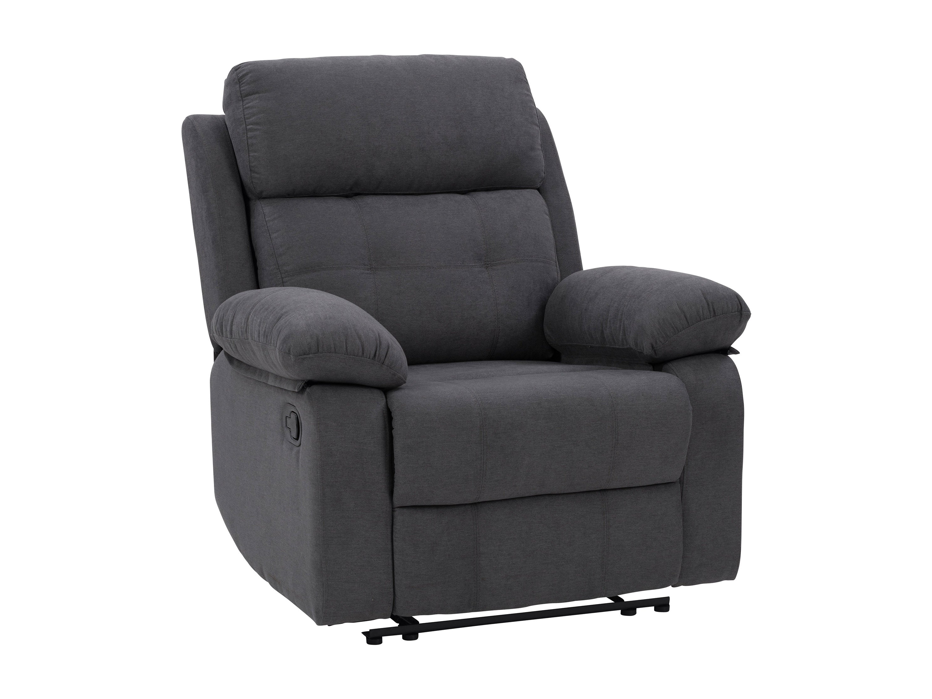 Dark Grey Extra Wide Recliner Chair - Oversized Comfortable Lounge Chair for Living Room, Home Theater & Office - Perfect for Relaxing, Watching TV & Napping