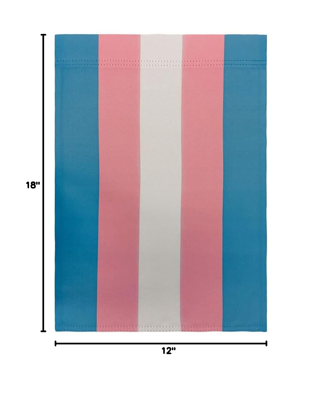 12x18 Double Sided Transgender LGBT+ Pride Garden Flag - Rainbow LGBTQ+ Yard Decoration for Porch, Garden & Home Decor | Perfect for Pride Month, Parades & Ally Support