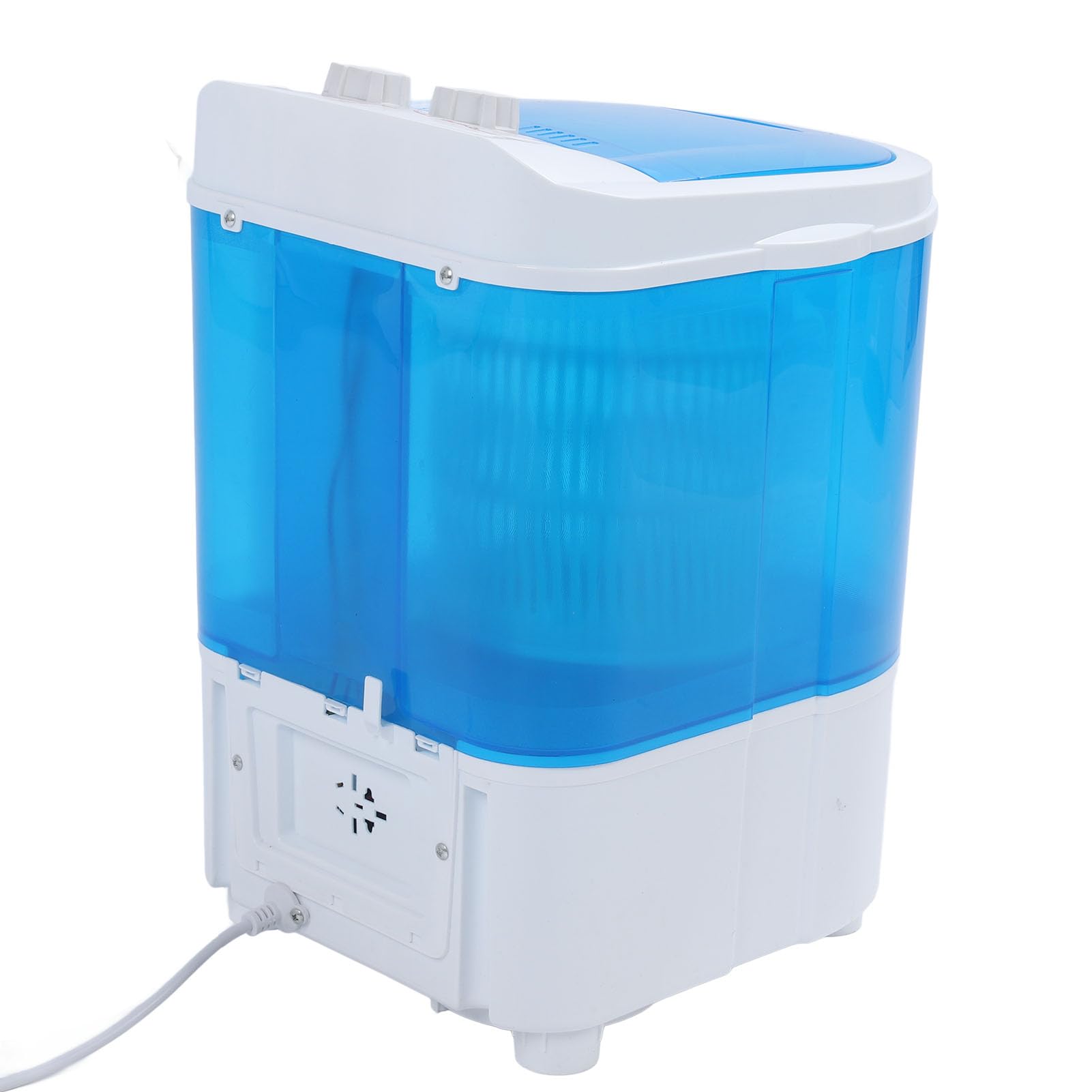 Portable Mini Washing Machine 10lbs Capacity - Compact, Energy Efficient & Ultra Quiet with Wash, Spin Dry & Timer - Perfect for Dorm, Apartment, RV & Small Spaces (110V US Plug) - Ideal for Laundry in Tight Spaces, Travel & Off-Grid Living
