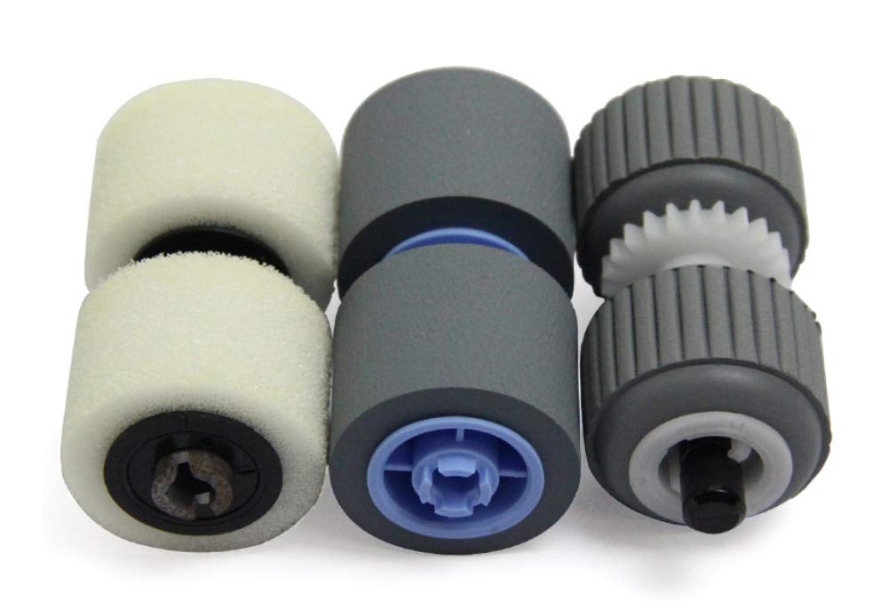 Canon DR-6080 7580 9080C Replacement Pick Up Roller Kit - 3pc Scanner Roller Assembly for Printer PRTA14553 | Office Document Scanning Solution