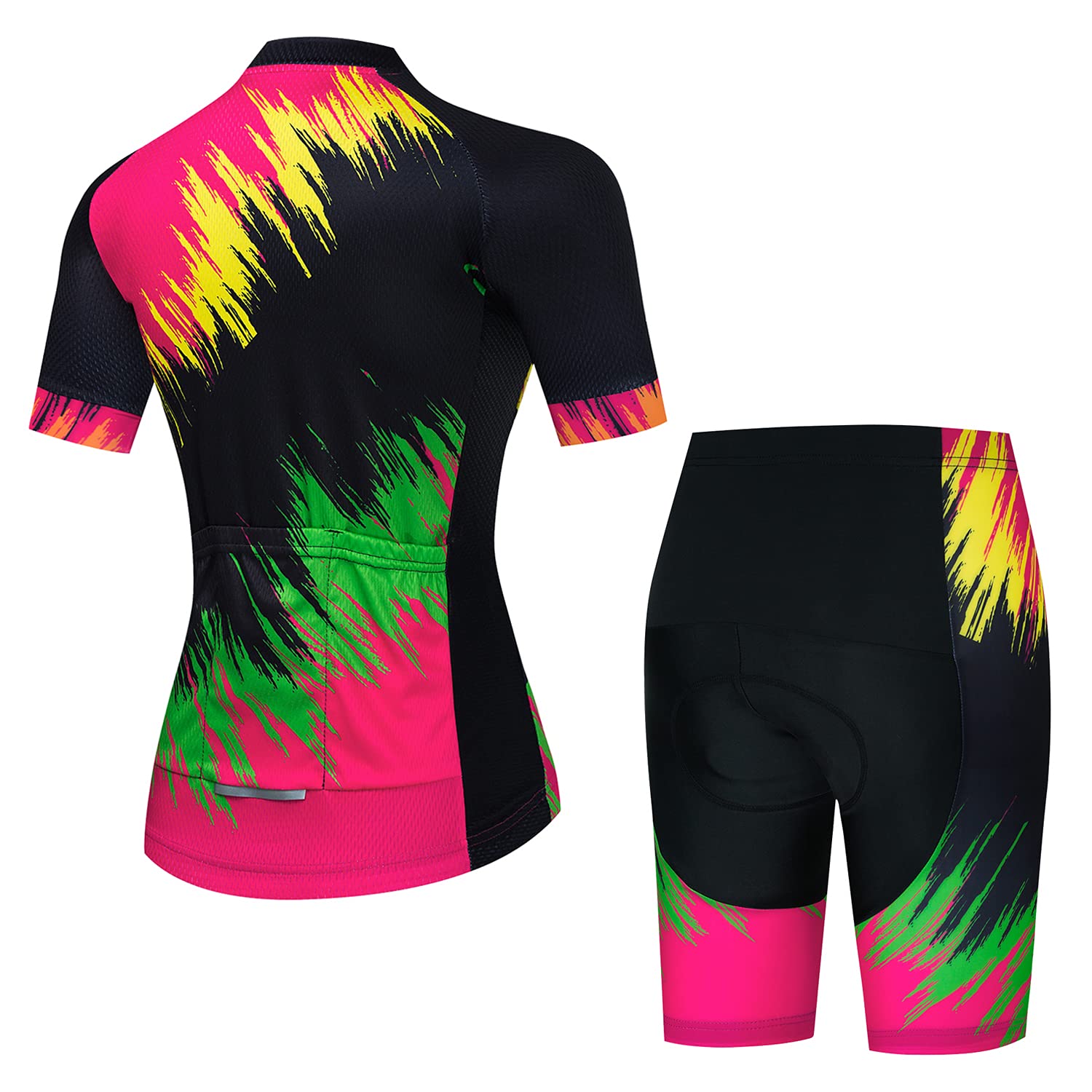 Women's Cycling Jersey - Breathable Summer Short Sleeve MTB Bike Top for Mountain Biking & Road Cycling | Team Bicycle Shirt with Moisture-Wicking Fabric for Outdoor Sports & Fitness Training