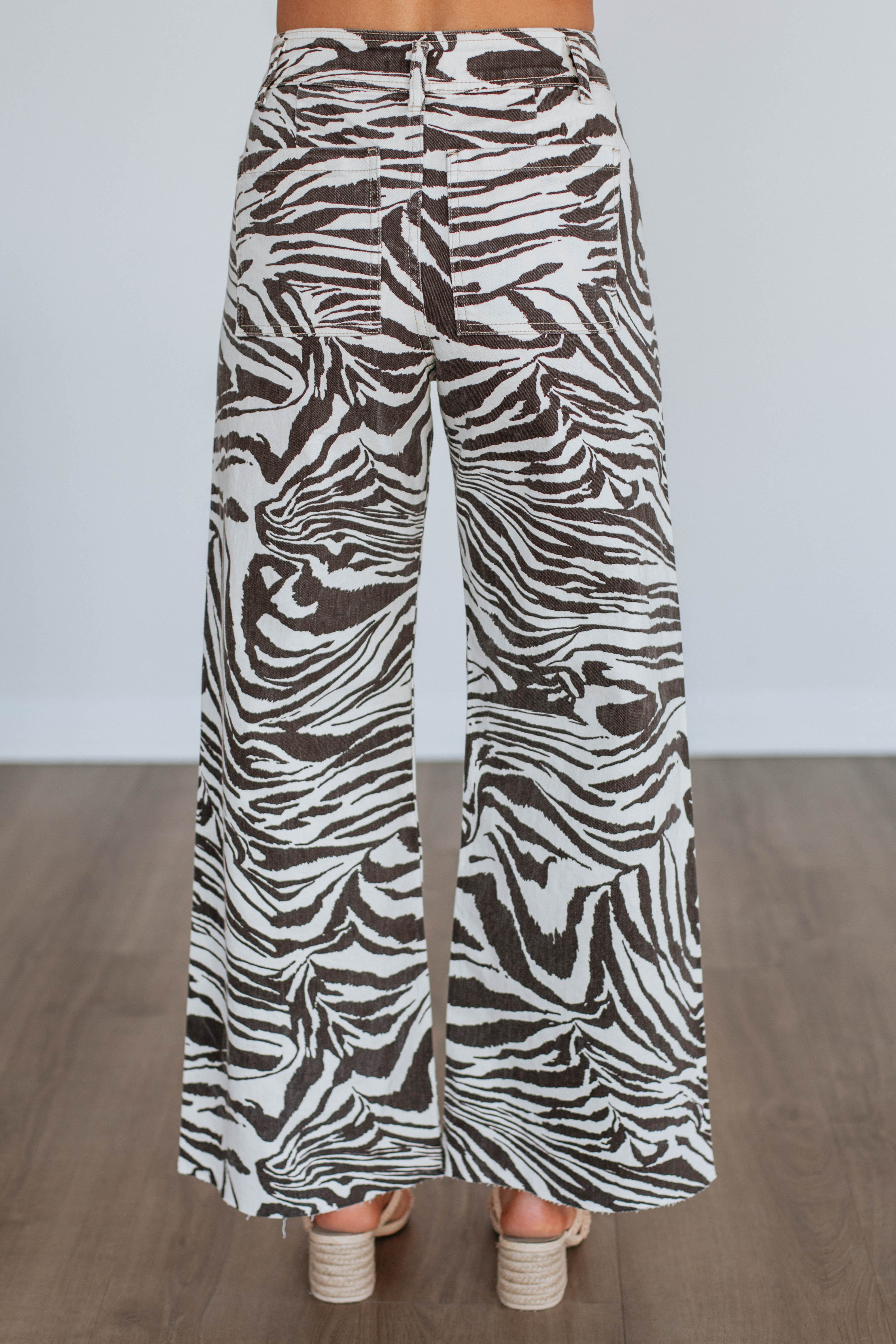 Jazette Women's High Waisted Wide Leg Pants - Comfortable Stretchy Lounge Pants for Work, Travel & Casual Wear