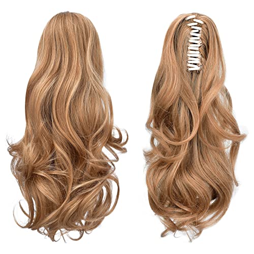 Natural Wavy Ponytail Hair Extension for Women - Clip-in Synthetic Hairpiece for Volume & Length - Perfect for Parties, Weddings & Everyday Styling