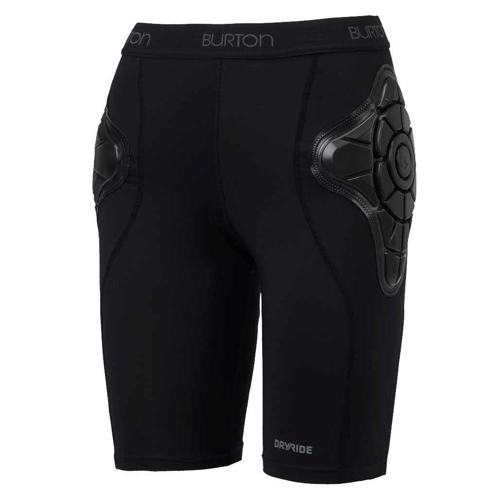 Burton 23/24 Women's Total Impact Short - True Black - Perfect for Snowboarding, Hiking & Outdoor Adventures