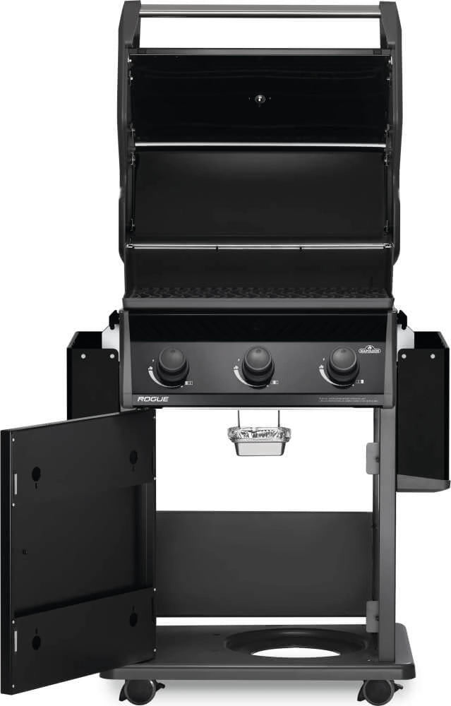 Napoleon Rogue 425 3-Burner Freestanding Propane Gas Grill with Stainless Steel Grates | Outdoor BBQ, Backyard Cooking, Patio Entertaining