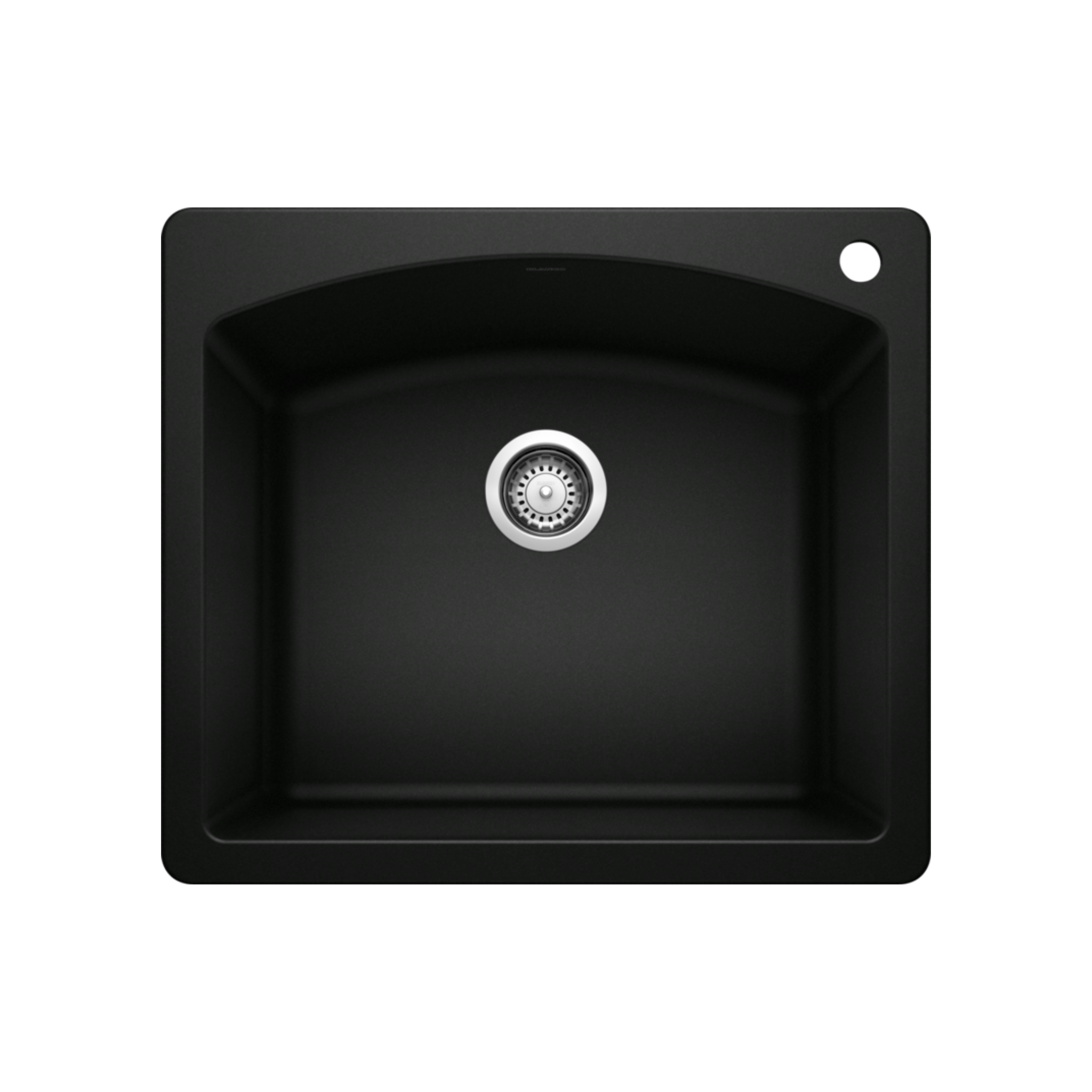 Blanco Diamond Single Bowl Dual Mount Kitchen Sink - Stainless Steel Undermount or Drop-In Sink for Modern Kitchens, Perfect for Cooking & Dishwashing