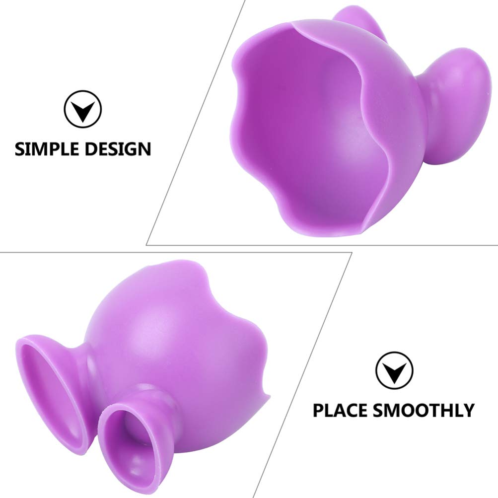 VOSAREA 8pcs Silicone Egg Holder Cups - Reusable Boiled Egg Stand with Egg Cooker & Eggcup - Perfect for Breakfast, Kitchen, Picnics & Camping
