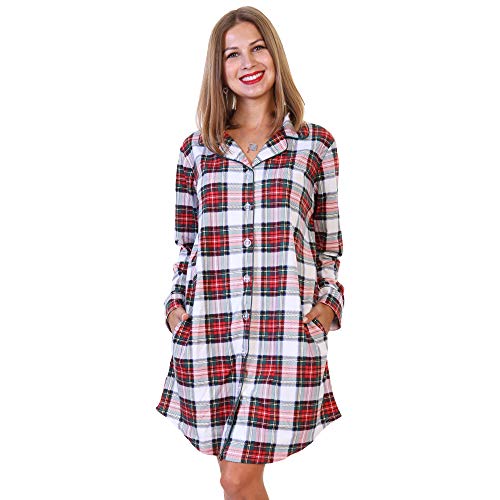 1-pack White Tartan