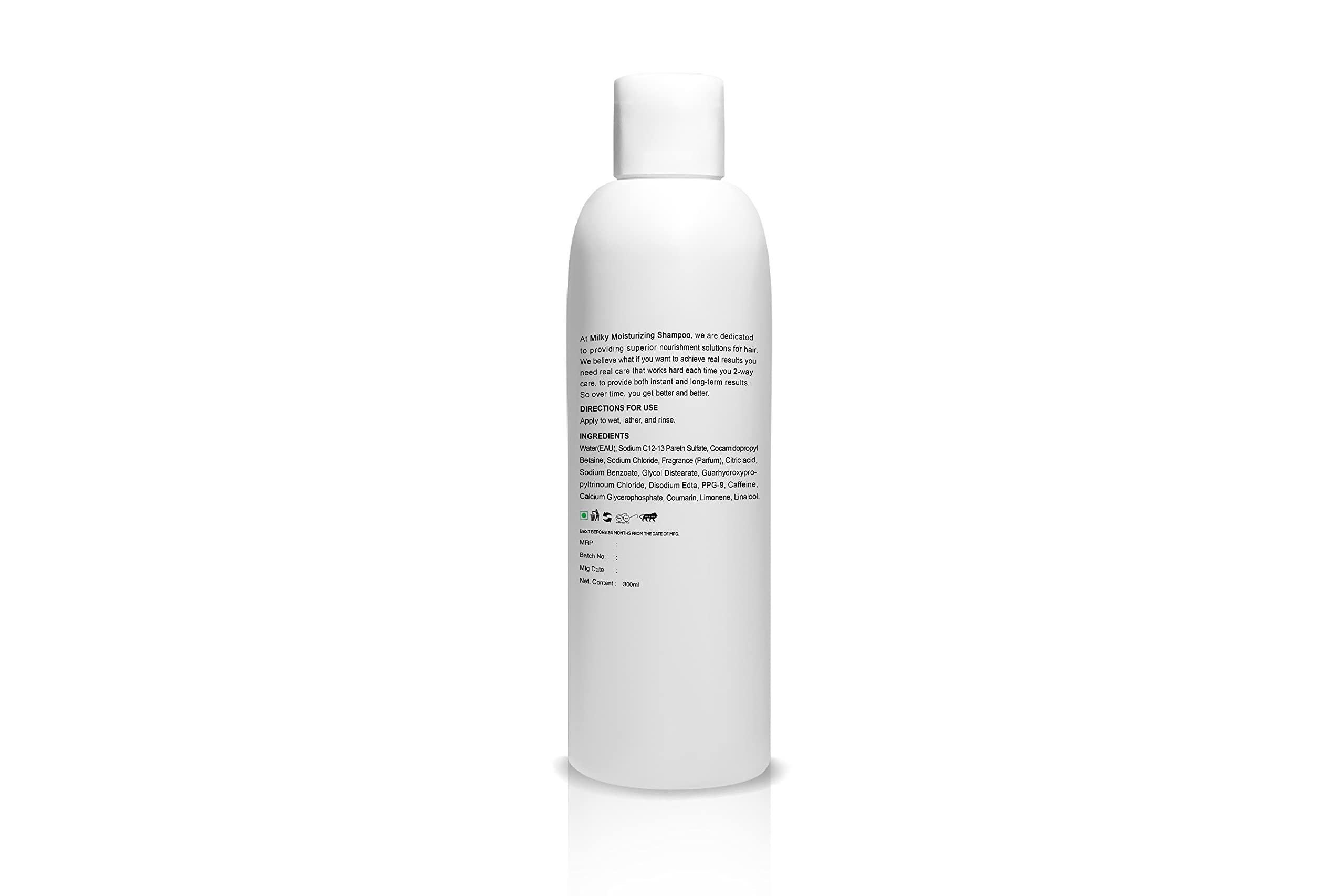 SPUNKY Replenish Shampoo with Olive Oil & Camellia Oil - Dye-Free, Paraben-Free, 24H Frizz Control - Hydrating Milk Shampoo for Dry, Damaged Hair (200ml) - Perfect for Daily Use & Travel Size