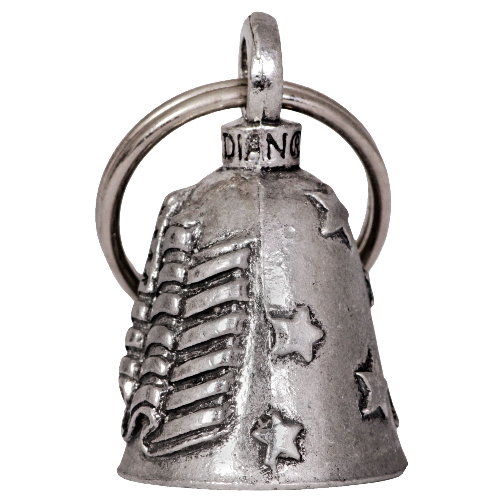 Flag Legend Guardian Bell - Motorcycle Protection Charm for Riders | Perfect for Harley, Cruiser & Bike Accessories