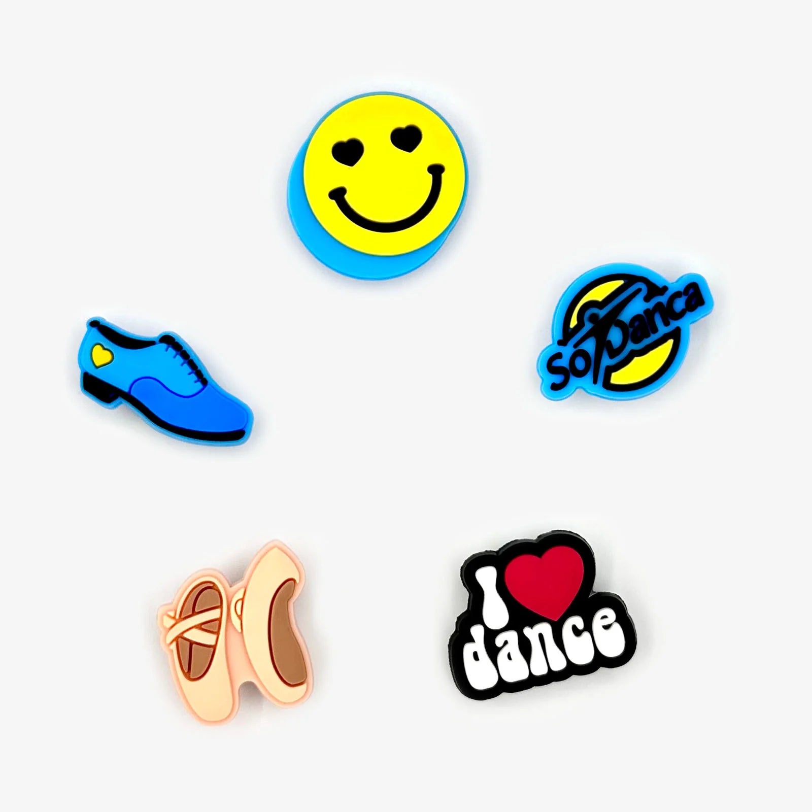 So Danca Dance Is Life Shoe Charms - Sparkly Shoe Accessories for Ballet, Jazz & Dance Performances - Perfect for Recitals, Competitions & Dance Classes