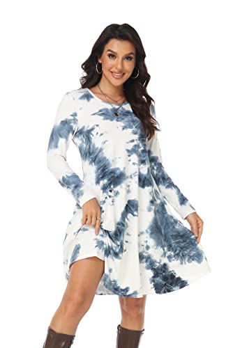 Tie-dyed