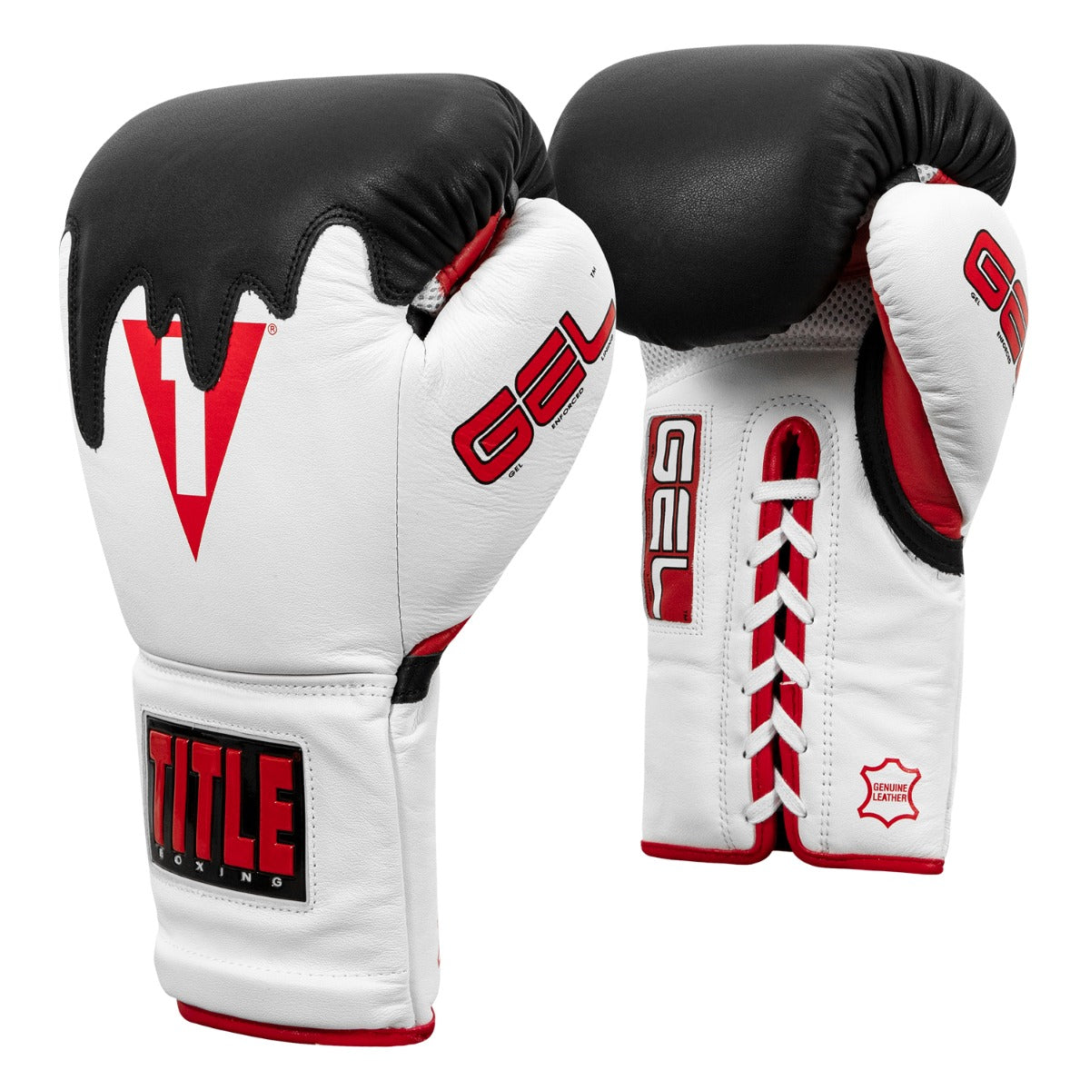 TITLE Boxing Gel Lava Leather Series Sparring Boxing Gloves - Premium Training Gloves for MMA, Kickboxing & Heavy Bag Workouts
