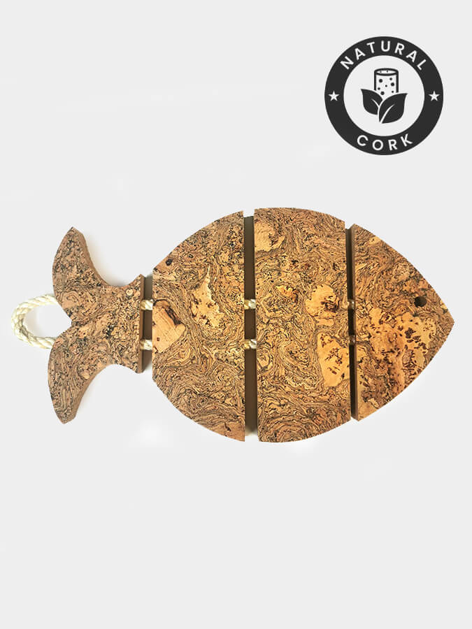 Natural Cork Trivet - Heat Resistant & Eco-Friendly Kitchen Hot Pad for Pots, Pans, and Serving Dishes - Perfect for Dining Tables, Countertops, and Outdoor BBQ