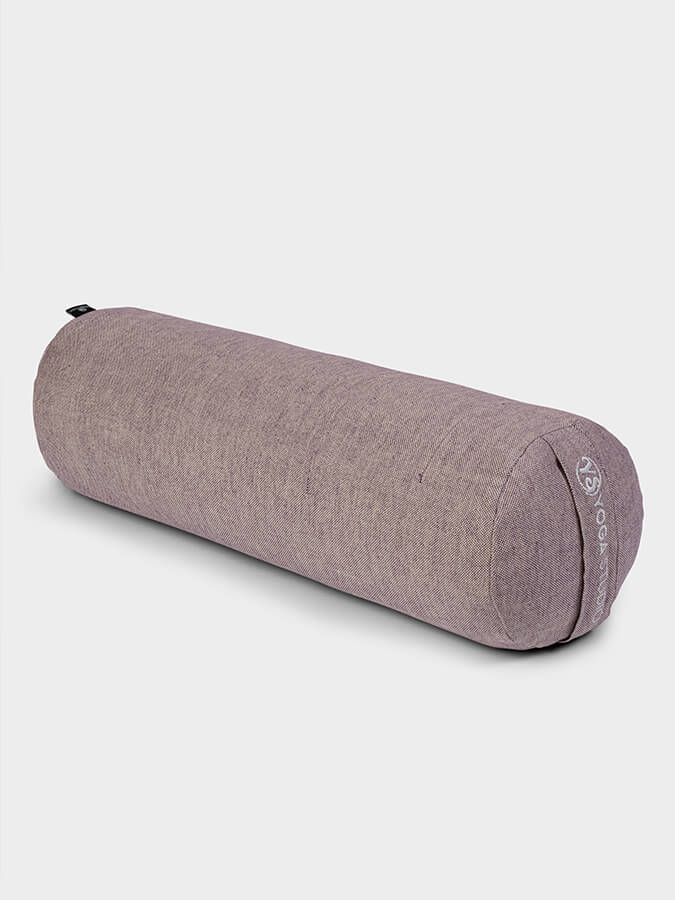 Organic Buckwheat Meditation Bolster Cushion for Yoga & Zen - Two-Tone Yoga Pillow for Home Studio, Meditation & Relaxation - Perfect for Yoga Practice, Zen Meditation & Stress Relief