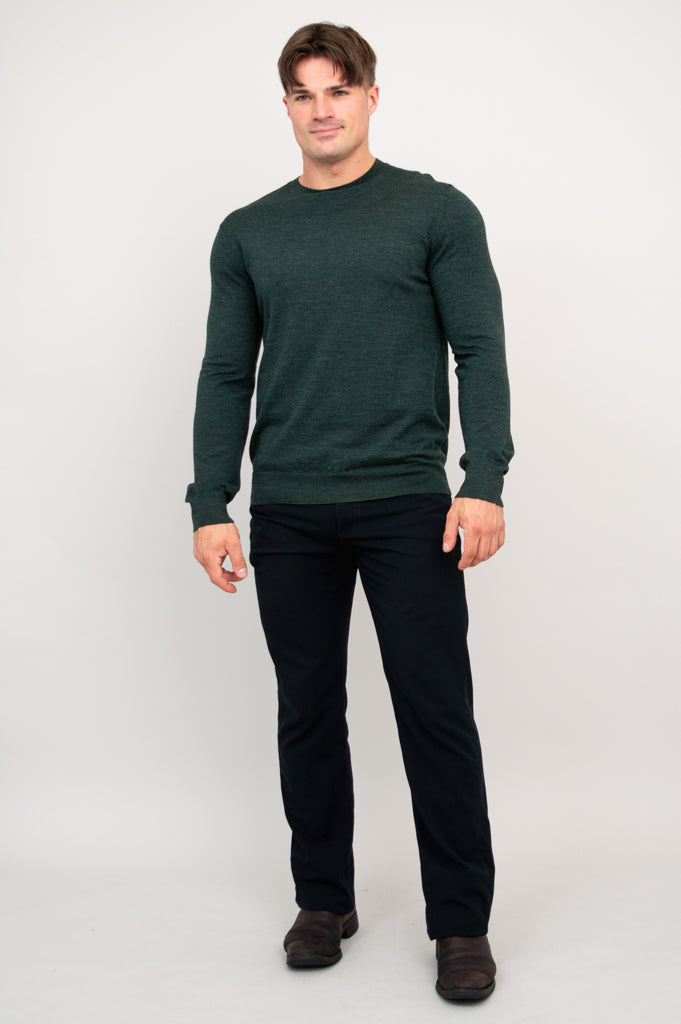 Premium Fraser Sweater for Men & Women - 100% Merino Wool, Woodland Color - Cozy Winter Wear for Outdoor Adventures & Casual Style