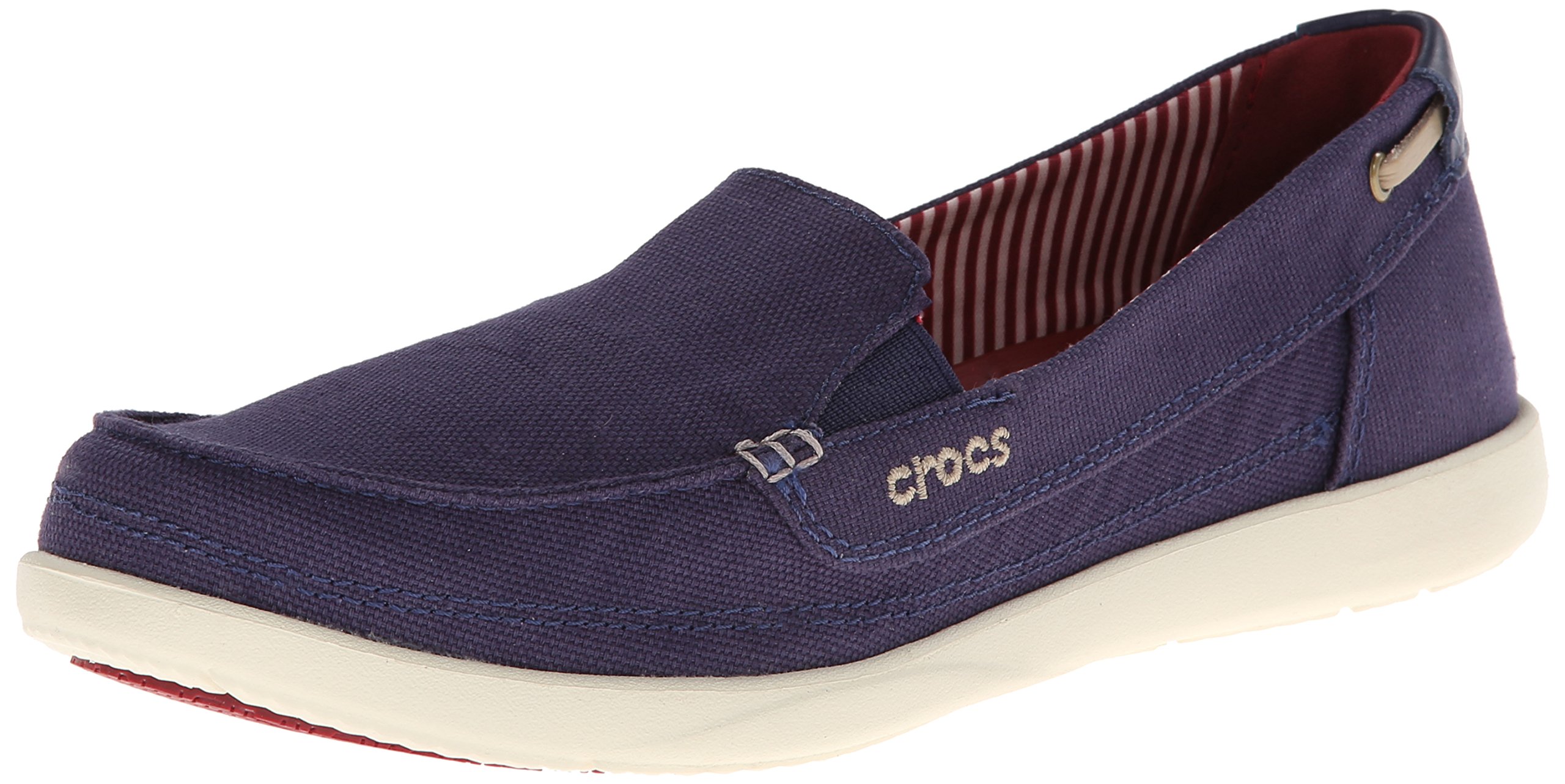 Crocs Women's Walu Loafer - Comfortable Slip-On Loafers for Women | Lightweight Walking Shoes with Arch Support | Perfect for Work, Travel & Casual Outings