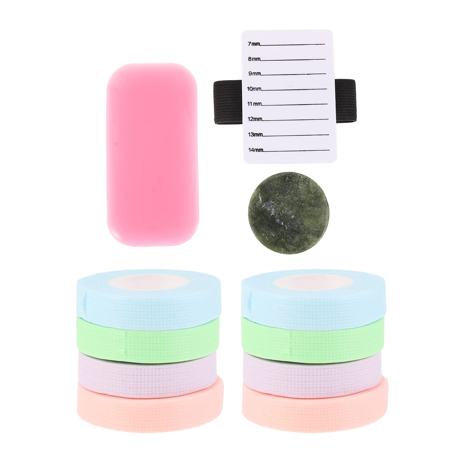 11-Piece Eyelash Extension Tool Kit - Professional Lash Tapes, Foam Tape, Under Eye Pads & Microfiber Tapes for False Eyelash Application - Perfect for Salon, Spa & DIY Home Makeup