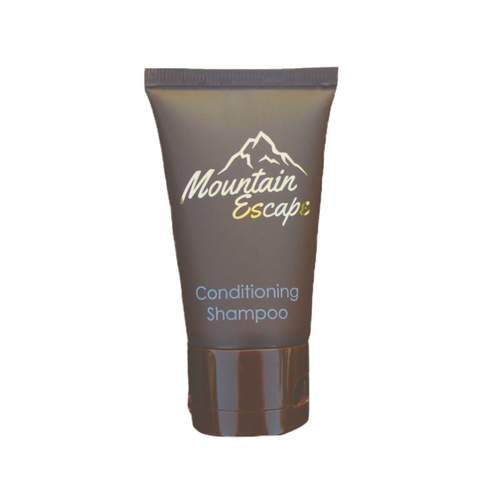 Mountain Escape 2-in-1 Conditioning Shampoo 30ml - Gentle Cleansing & Hydrating Formula for All Hair Types - Perfect for Travel, Gym & Daily Hair Care