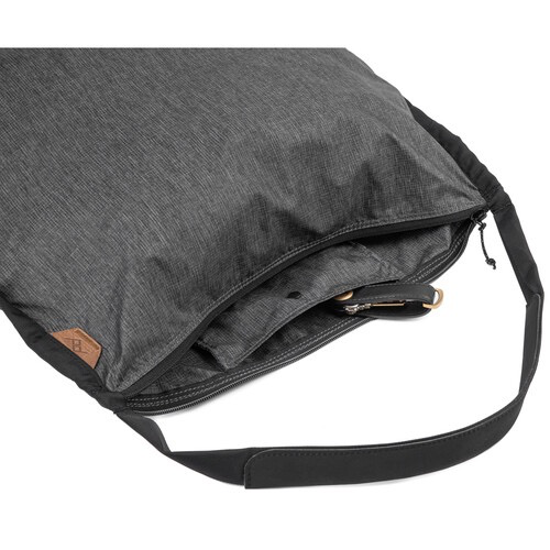 Peak Design Packable Tote Bag - Lightweight & Water-Resistant Travel Tote for Women & Men - Perfect for Beach, Gym, Shopping & Daily Commute - Charcoal Gray