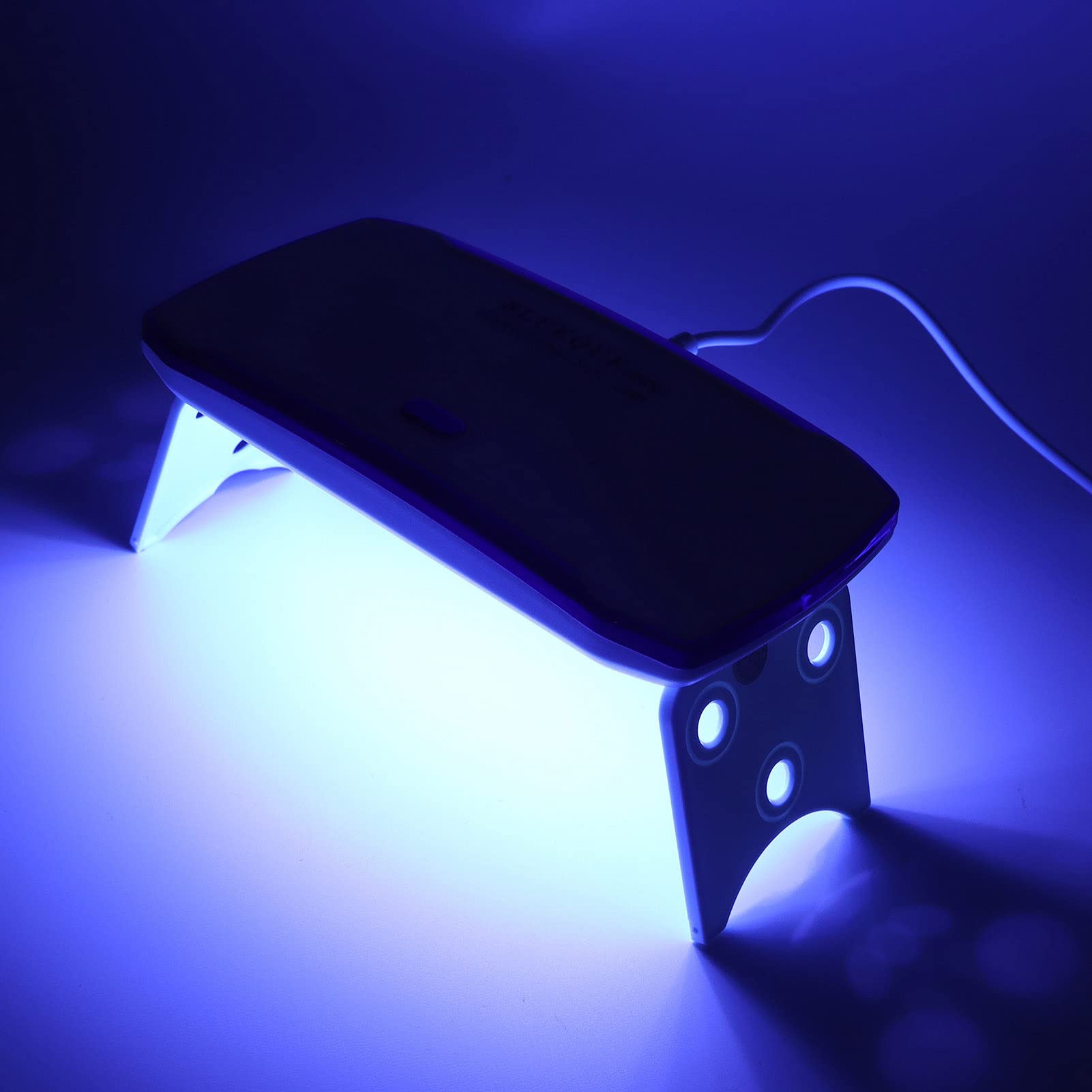 36W LED UV Nail Dryer Lamp - Portable & Foldable Gel Polish Curing Light with 12pcs LED Chips, 60s Fast Drying Timer | Perfect for Home Manicures, Salon Nail Art & Professional Gel Polish Application