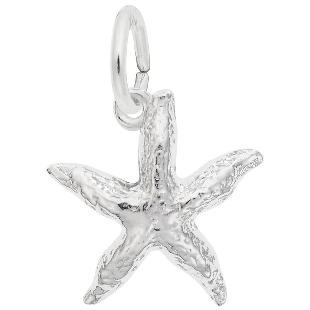 Starfish Charm Pendant - Sterling Silver or Gold Plated for Bracelets & Necklaces - Perfect for Beach Vacations, Summer Jewelry & Gifts