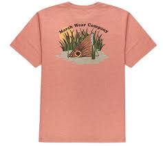 Marsh Wear Heritage Red T-Shirt for Men - Etruscan Red Heather Cotton Tee - Casual Wear for Outdoor Activities & Everyday Comfort