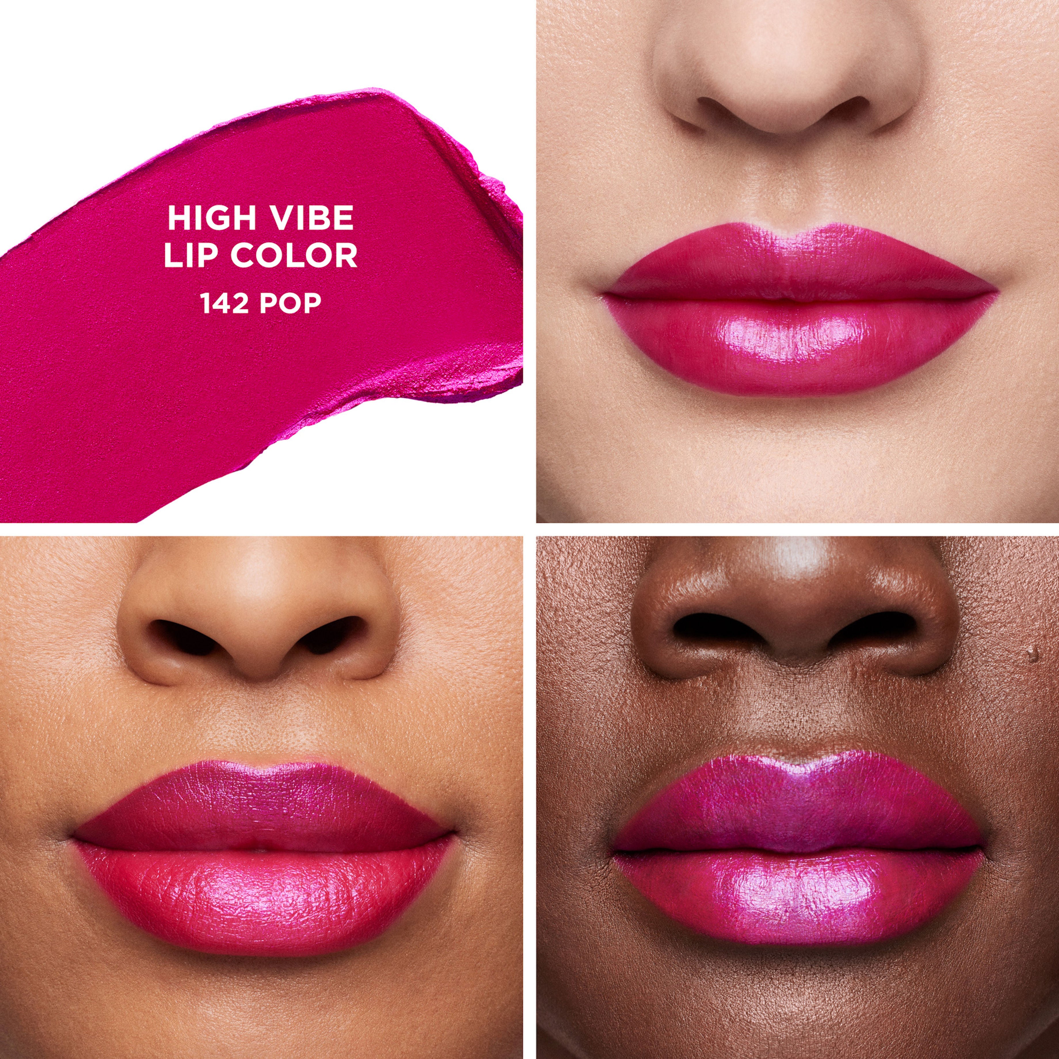 High Vibe Lip Color - Long Lasting Vibrant Lipstick for Women, Cruelty Free & Moisturizing - Perfect for Daily Wear, Parties & Special Occasions