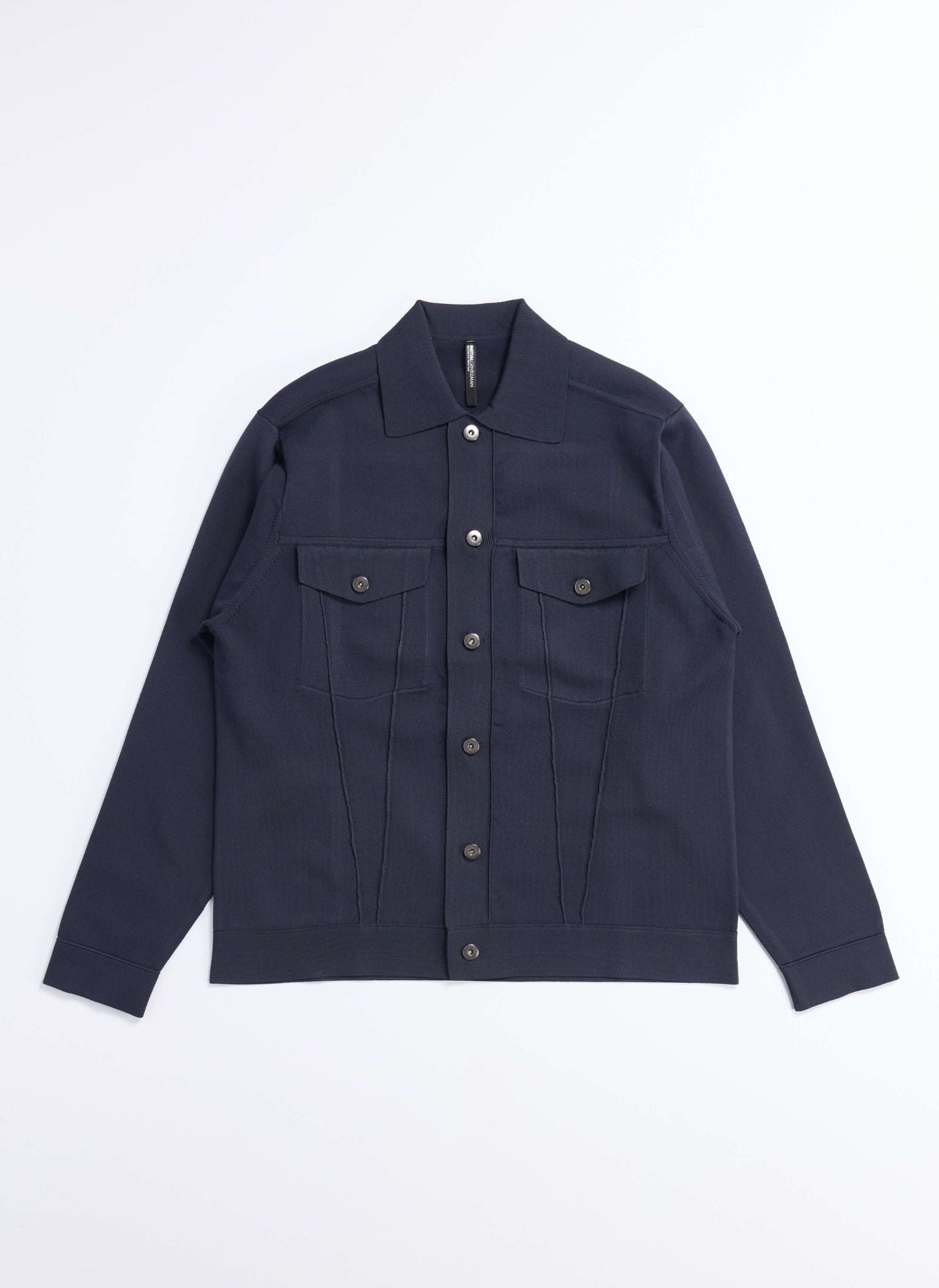 Stylish Polyester Business Knit Trucker Jacket for Men & Women - Perfect for Office Wear, Casual Outfits & Outdoor Activities