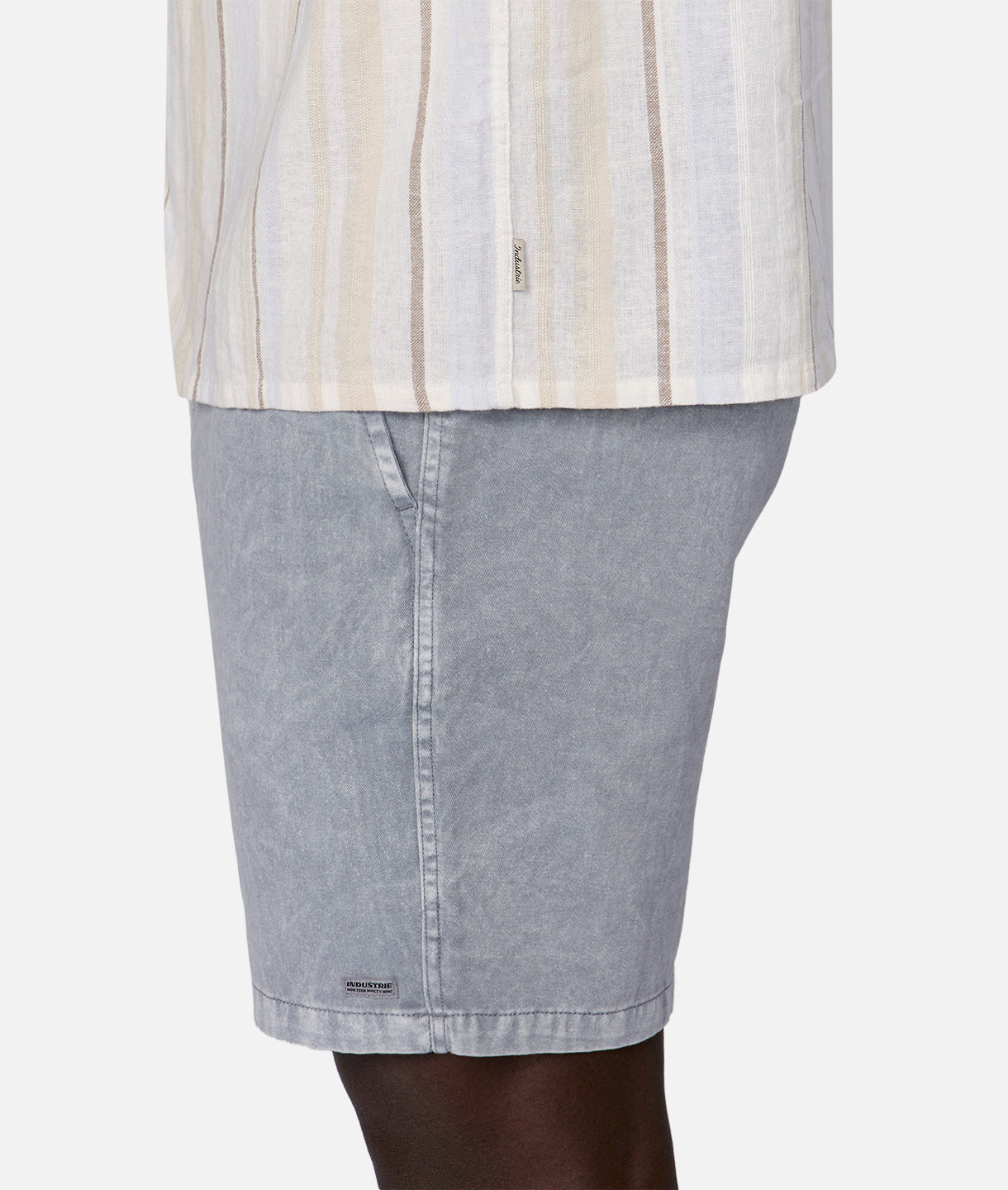 Livante Light Blue Linen Short Sleeve Shirt for Men - Breathable Summer Casual Wear - Perfect for Beach, Travel & Outdoor Activities