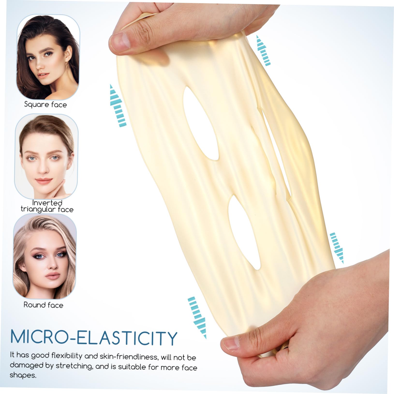 Reusable Silicone Face Mask Cover for Moisturizing & Steam Therapy - Perfect for Spa, Skincare & Beauty Treatments at Home